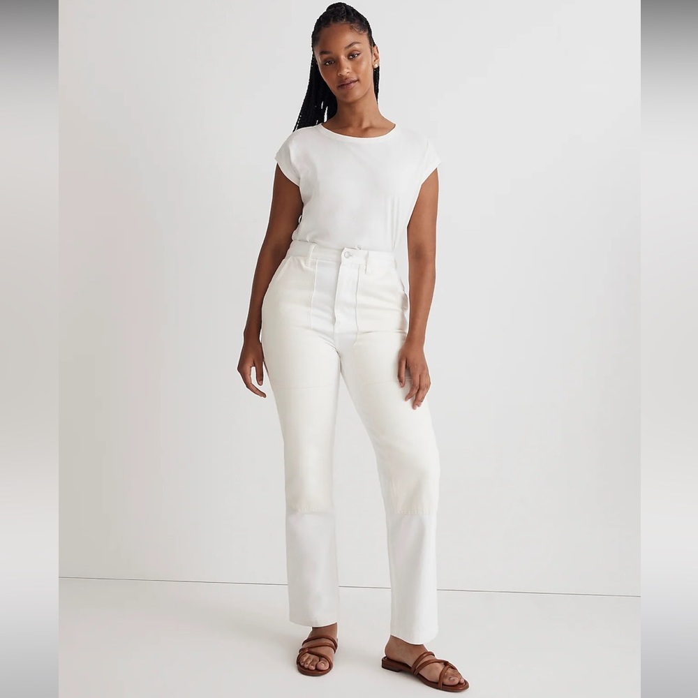 Madewell 90’s Straight Jean: Two Tone Workwear Edition